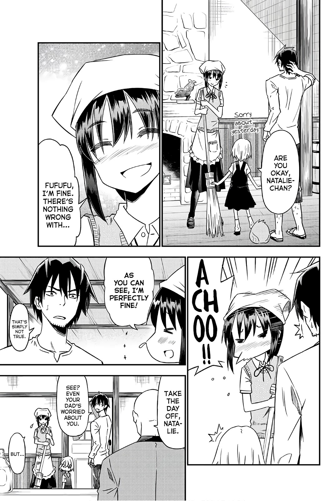 29-sai Hitorimi Chuuken Boukensha no Nichijou Chapter 31 page 5 - Chapter 31: Substitute Cleaners