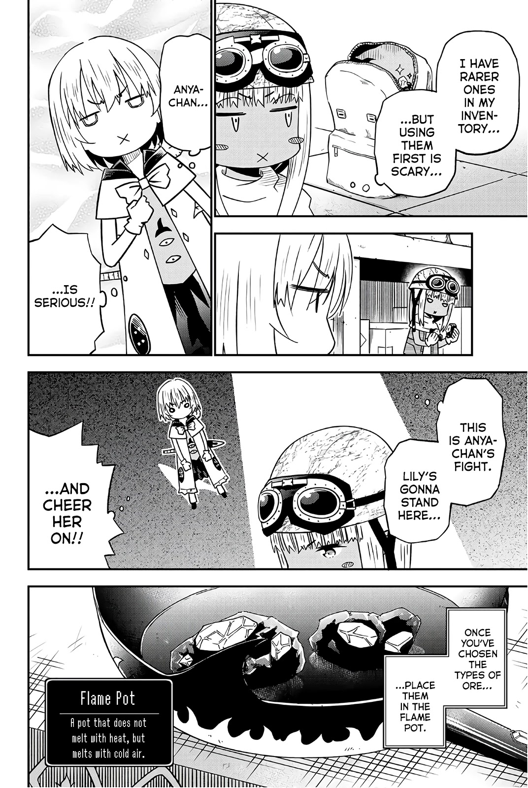 29-sai Hitorimi Chuuken Boukensha no Nichijou Chapter 32 page 14 - Chapter 32: Anyango Stands at the Foundry