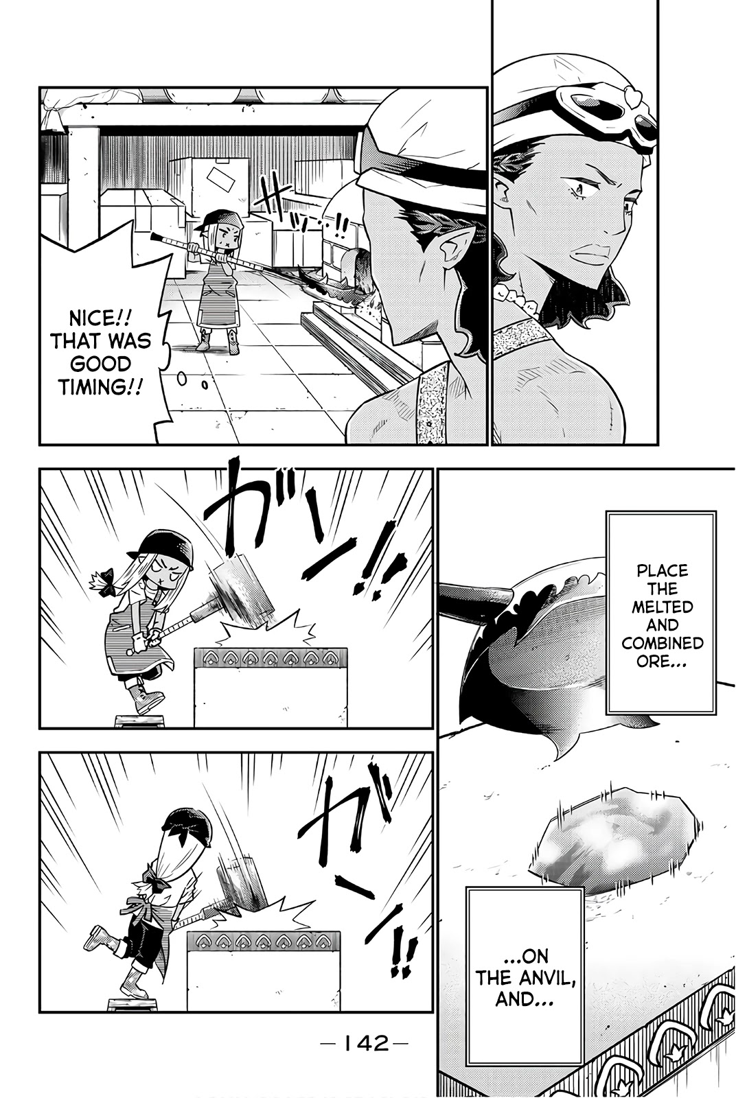 29-sai Hitorimi Chuuken Boukensha no Nichijou Chapter 32 page 16 - Chapter 32: Anyango Stands at the Foundry