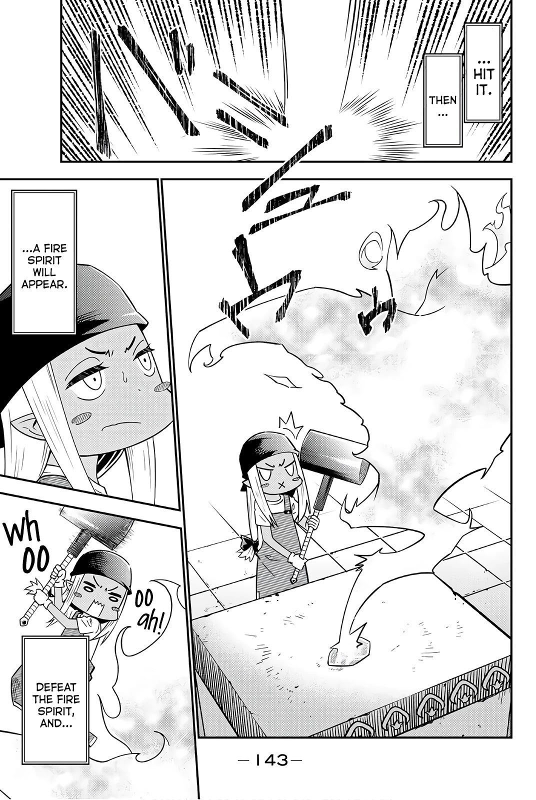 29-sai Hitorimi Chuuken Boukensha no Nichijou Chapter 32 page 17 - Chapter 32: Anyango Stands at the Foundry