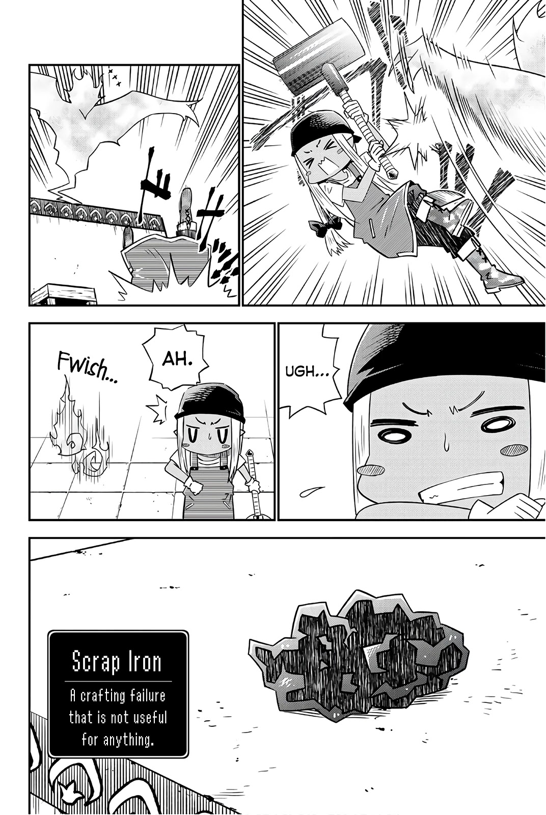29-sai Hitorimi Chuuken Boukensha no Nichijou Chapter 32 page 18 - Chapter 32: Anyango Stands at the Foundry