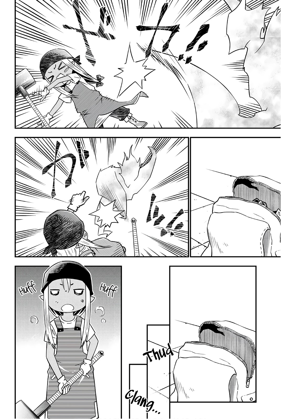29-sai Hitorimi Chuuken Boukensha no Nichijou Chapter 32 page 20 - Chapter 32: Anyango Stands at the Foundry