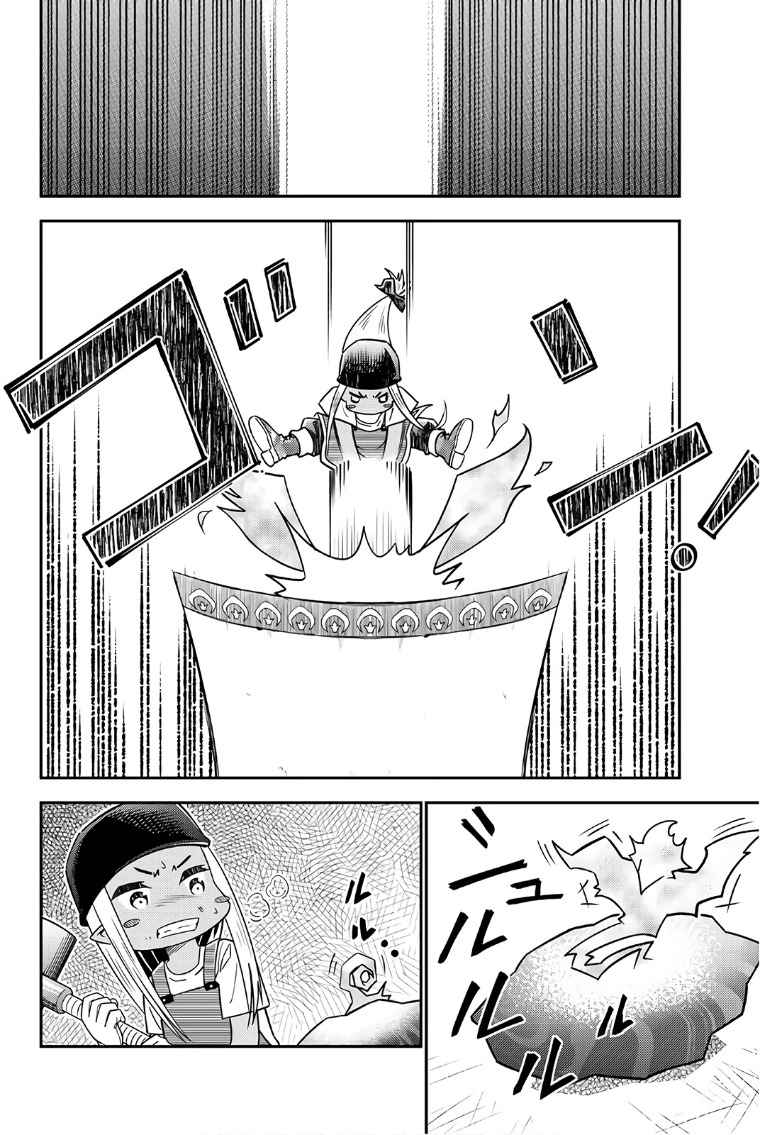 29-sai Hitorimi Chuuken Boukensha no Nichijou Chapter 32 page 28 - Chapter 32: Anyango Stands at the Foundry