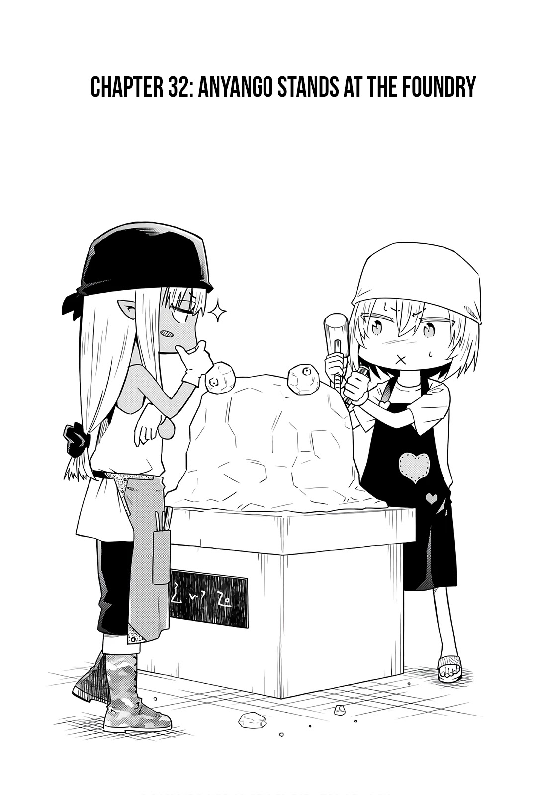 29-sai Hitorimi Chuuken Boukensha no Nichijou Chapter 32 page 3 - Chapter 32: Anyango Stands at the Foundry