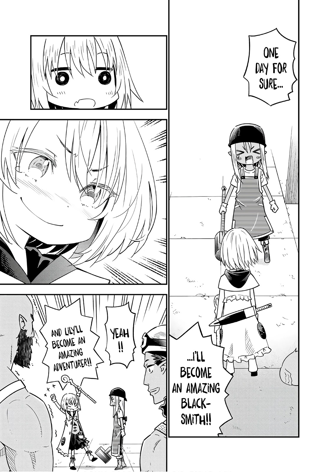 29-sai Hitorimi Chuuken Boukensha no Nichijou Chapter 32 page 33 - Chapter 32: Anyango Stands at the Foundry