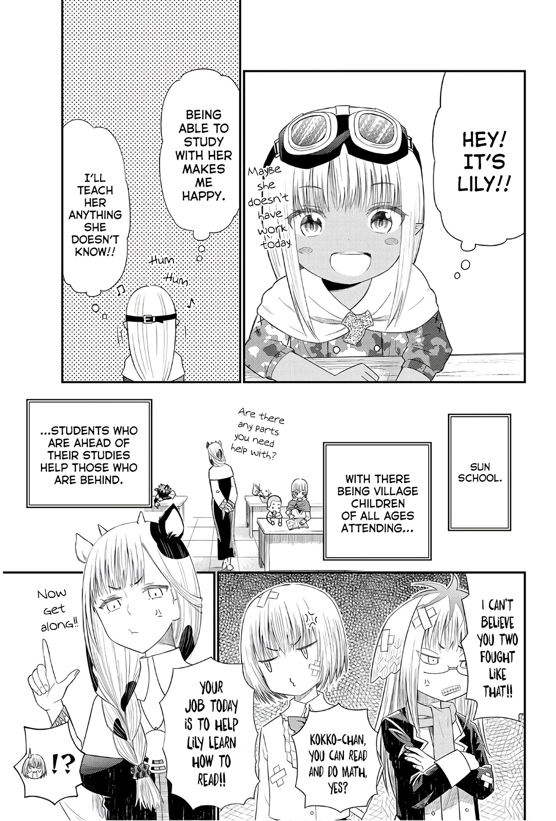 29-sai Hitorimi Chuuken Boukensha no Nichijou Chapter 34 page 16 - Chapter 34: Lily Goes to School