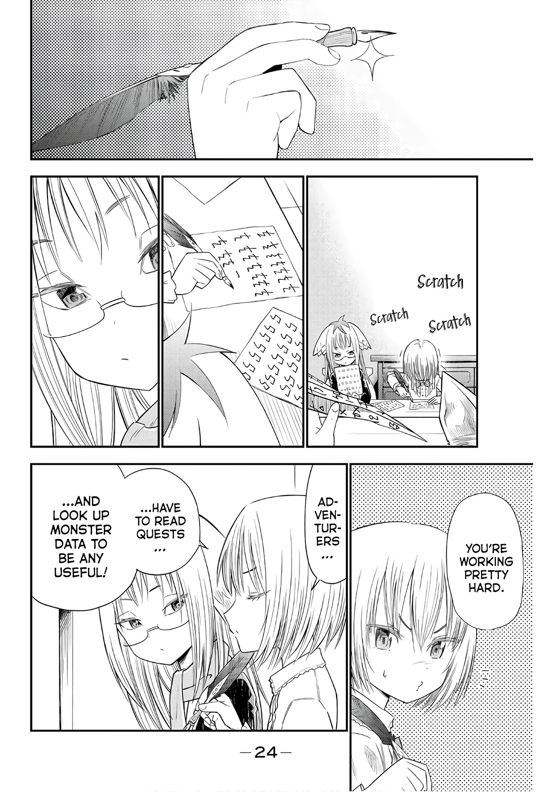 29-sai Hitorimi Chuuken Boukensha no Nichijou Chapter 34 page 25 - Chapter 34: Lily Goes to School
