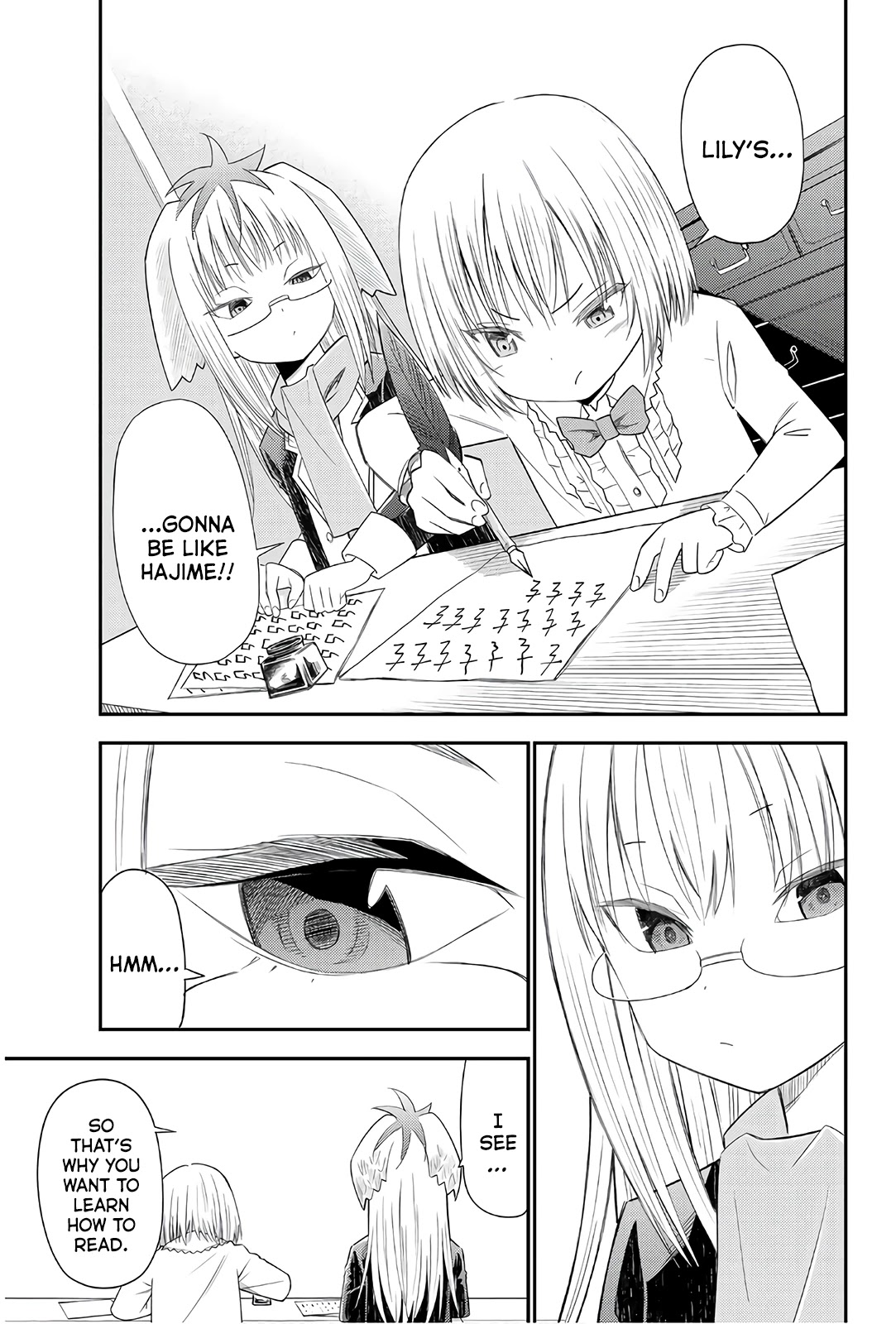 29-sai Hitorimi Chuuken Boukensha no Nichijou Chapter 34 page 26 - Chapter 34: Lily Goes to School