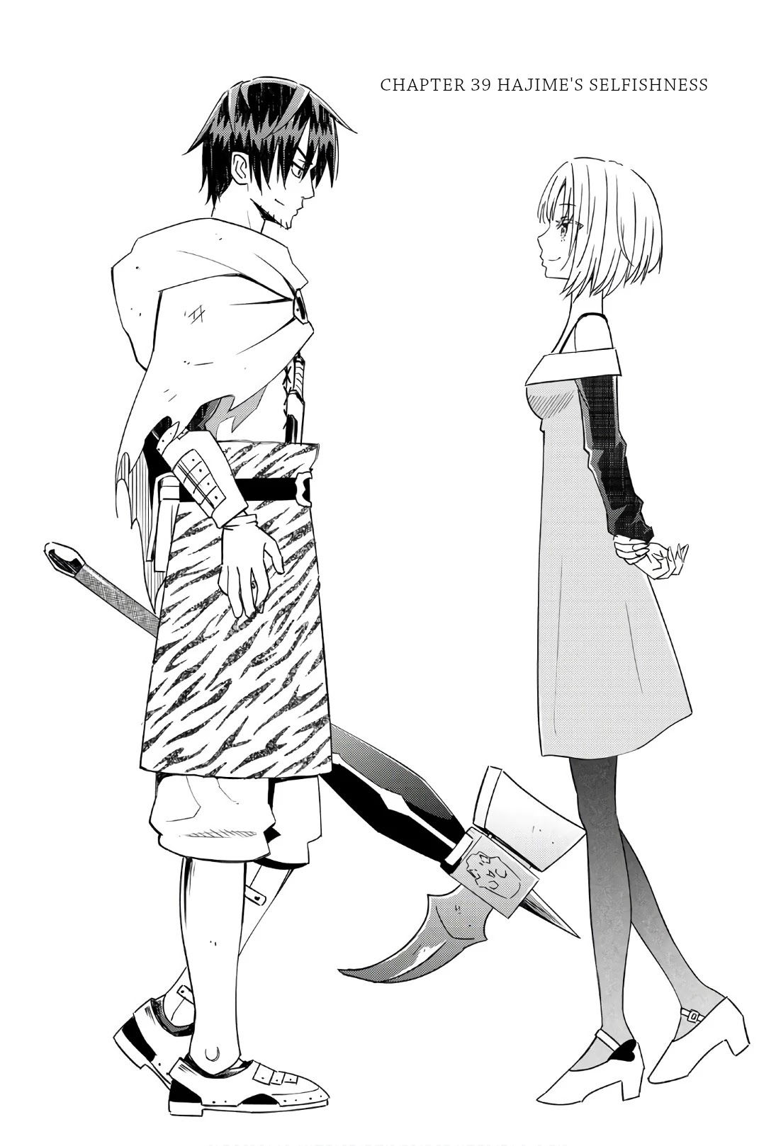 29-sai Hitorimi Chuuken Boukensha no Nichijou Chapter 39 page 1 - Chapter 39: Hajime's Selfishness
