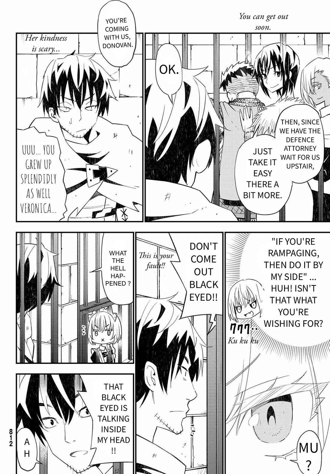 29-sai Hitorimi Chuuken Boukensha no Nichijou Chapter 44 page 18 - Chapter 44: Conversation Across Prison Cells