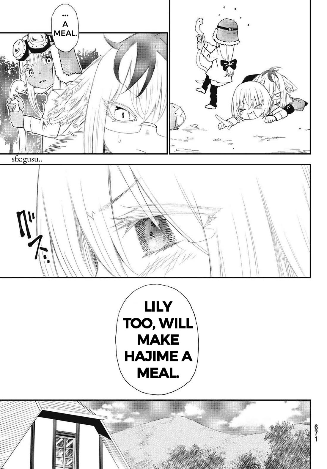 29-sai Hitorimi Chuuken Boukensha no Nichijou Chapter 51 page 13 - Chapter 51: Lily, Cooking for the First Time