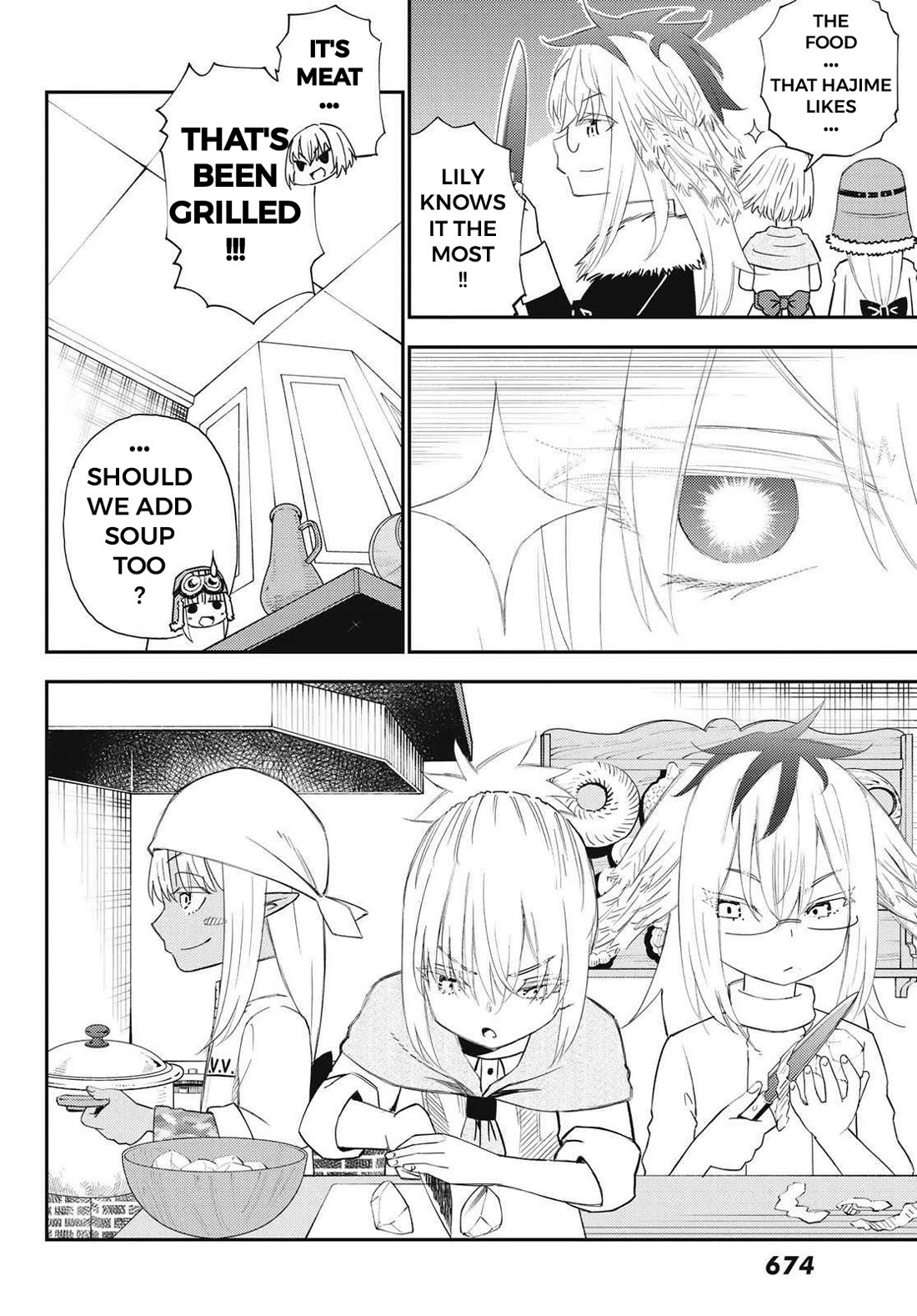 29-sai Hitorimi Chuuken Boukensha no Nichijou Chapter 51 page 16 - Chapter 51: Lily, Cooking for the First Time