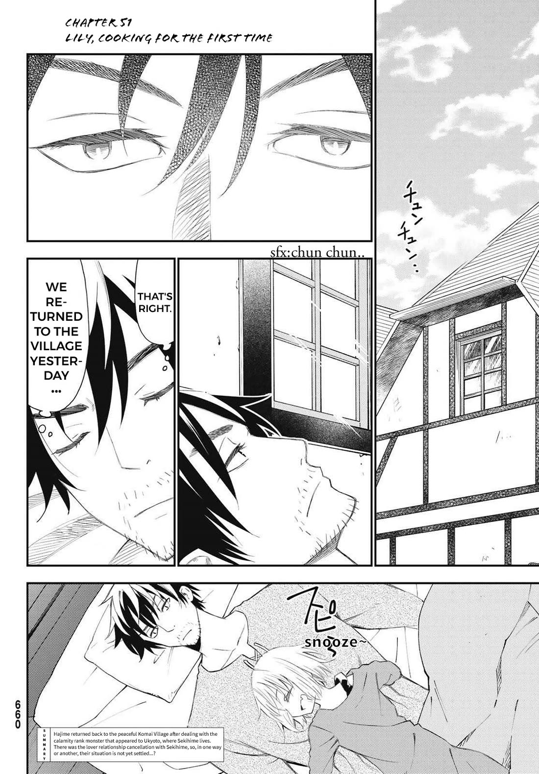 29-sai Hitorimi Chuuken Boukensha no Nichijou Chapter 51 page 2 - Chapter 51: Lily, Cooking for the First Time