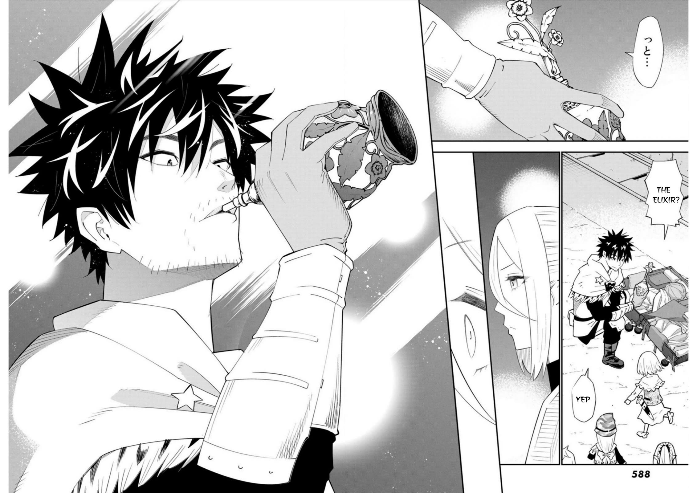 29-sai Hitorimi Chuuken Boukensha no Nichijou Chapter 77 page 26 - Chapter 77: Elixir, As I thought you...