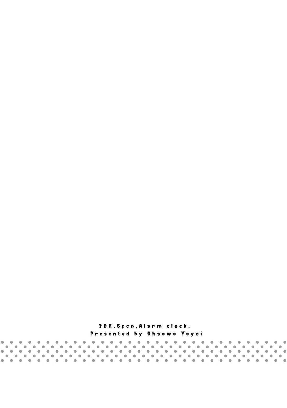 2DK, G Pen, Mezamashi Tokei. Chapter 17 page 26 - Chapter 17: Day 17
