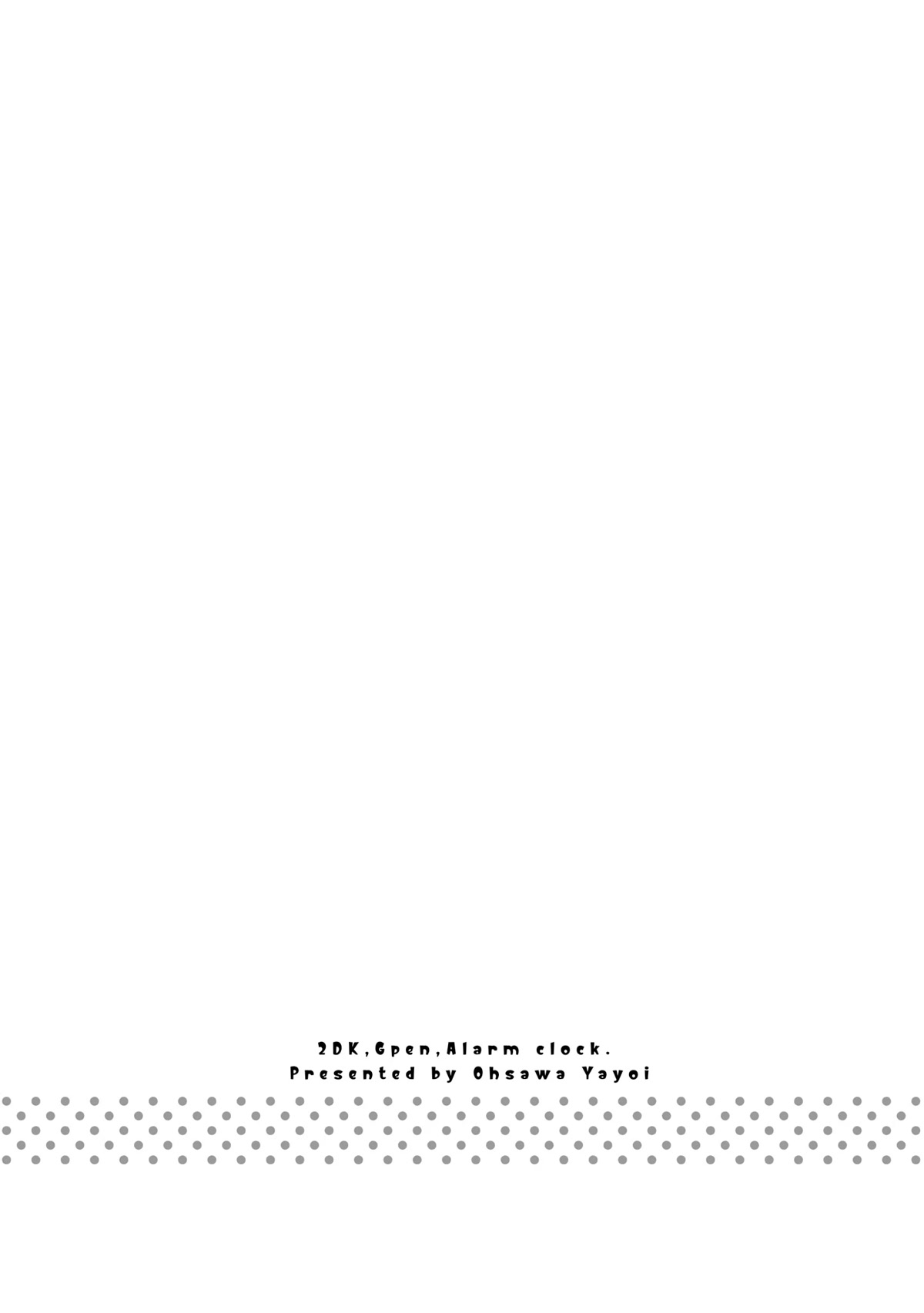 2DK, G Pen, Mezamashi Tokei. Chapter 18 page 34 - Chapter 18