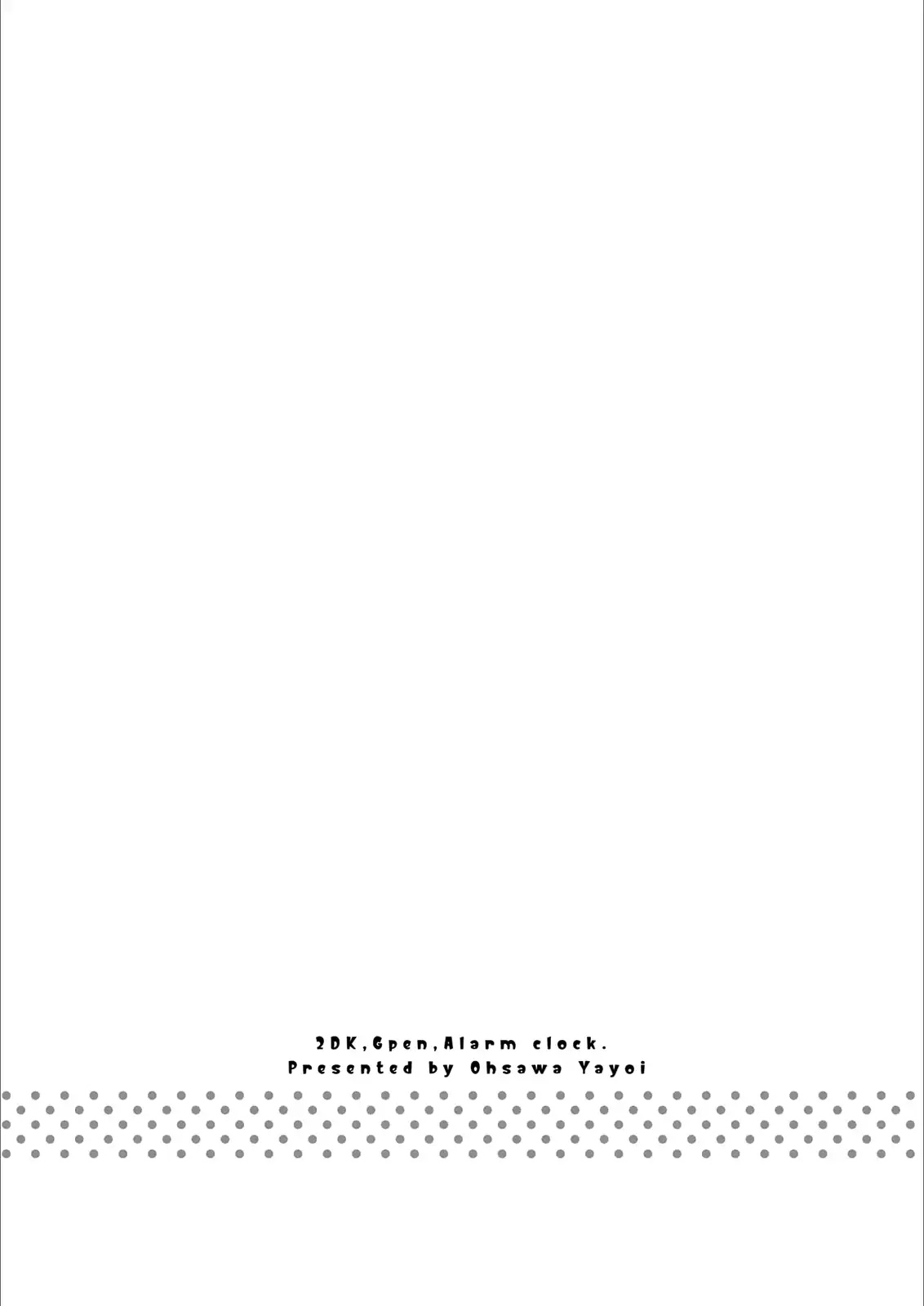 2DK, G Pen, Mezamashi Tokei. Chapter 2 page 38 - Chapter 2