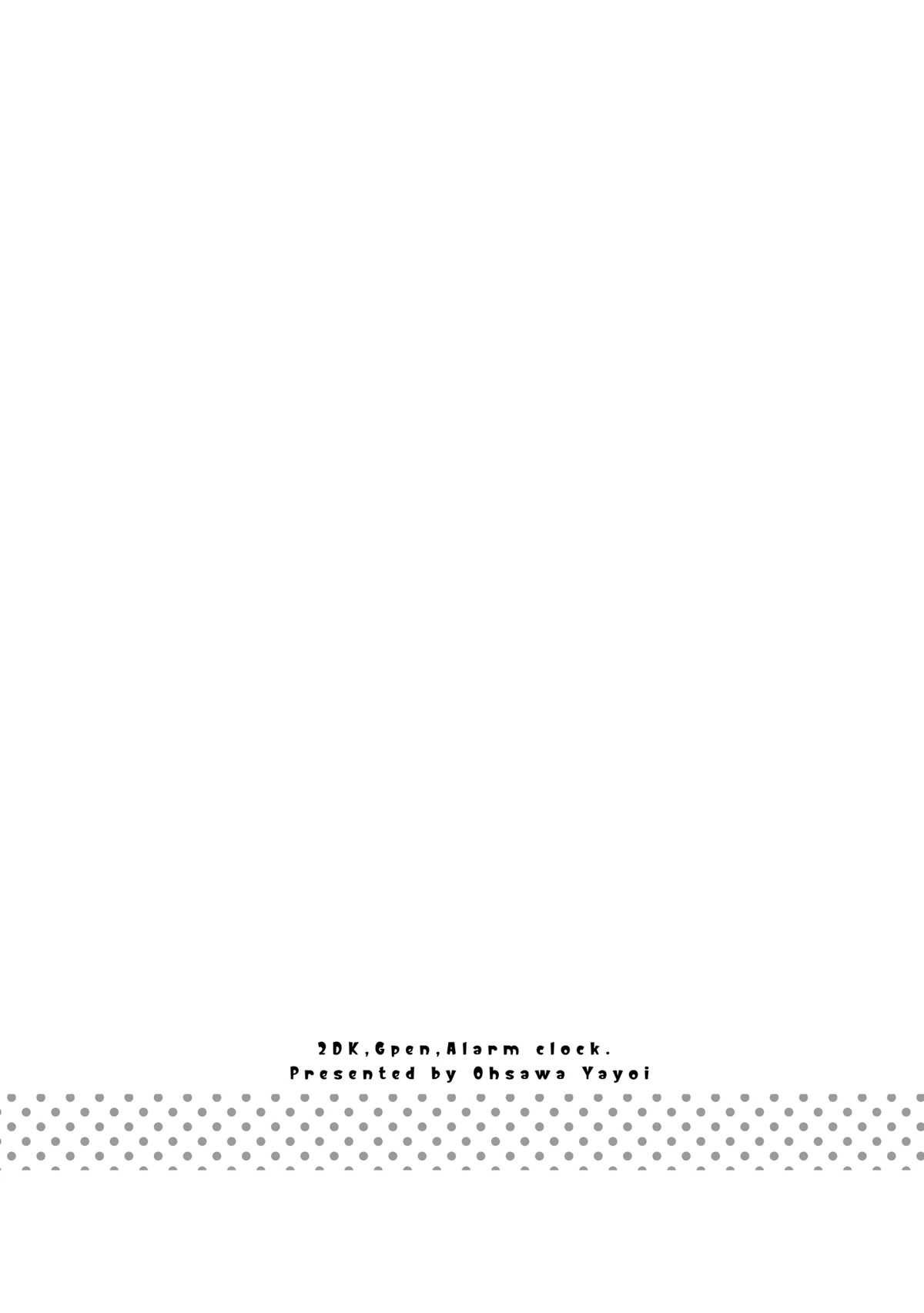 2DK, G Pen, Mezamashi Tokei. Chapter 22 page 26 - Chapter 22