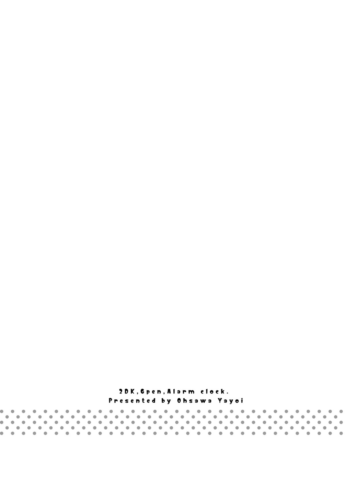 2DK, G Pen, Mezamashi Tokei. Chapter 30 page 32 - Chapter 30