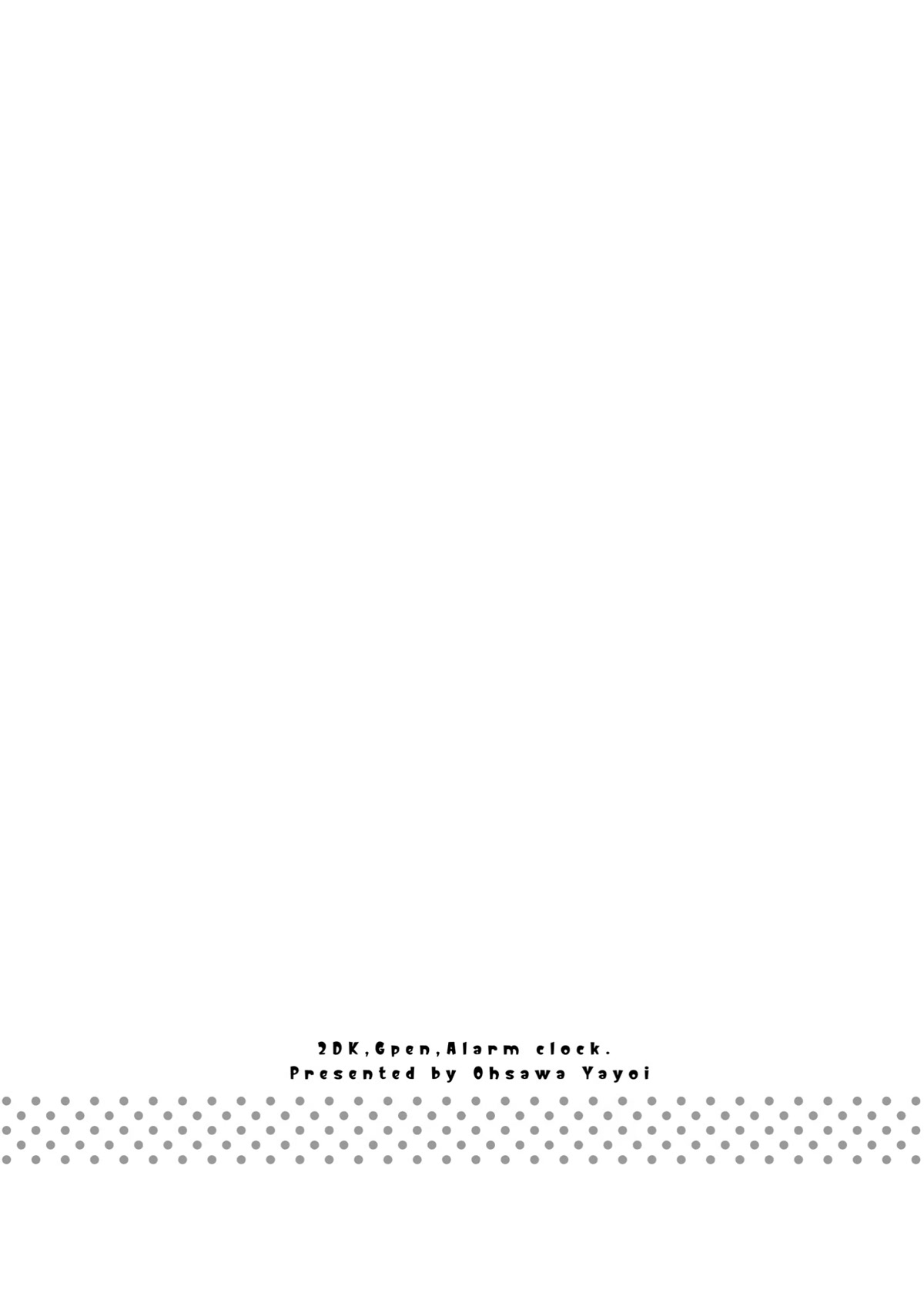 2DK, G Pen, Mezamashi Tokei. Chapter 35 page 22 - Chapter 35