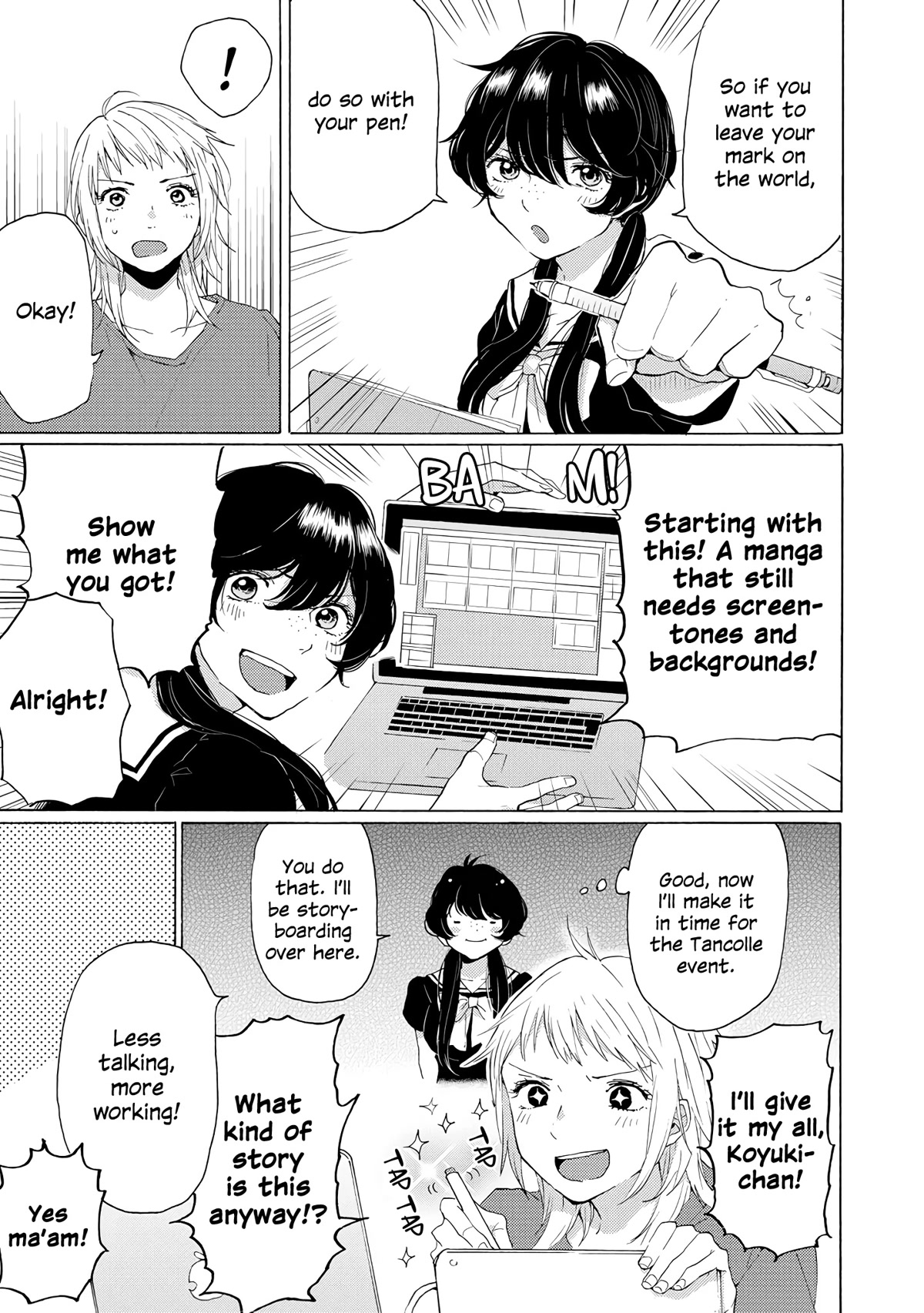 2DK, G Pen, Mezamashi Tokei. Chapter 5.5 page 3 - Chapter 5.5