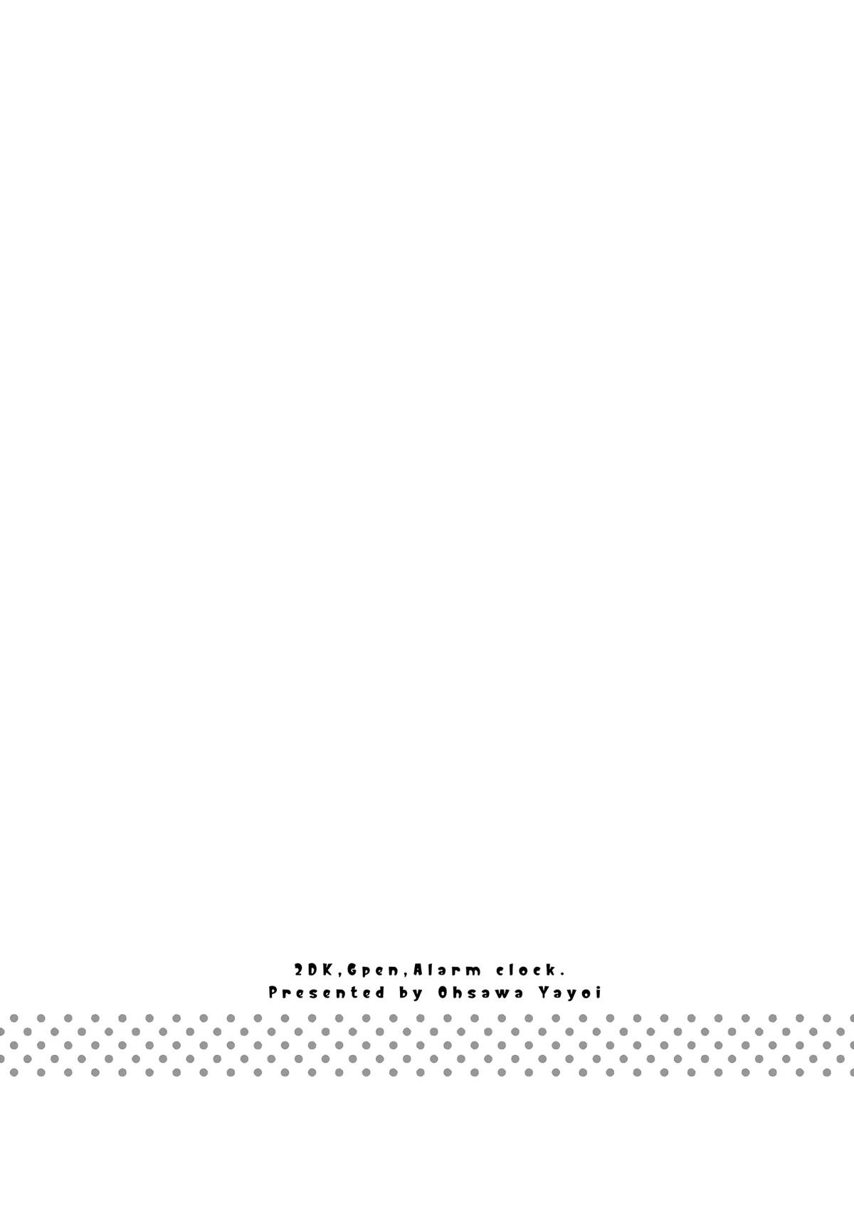 2DK, G Pen, Mezamashi Tokei. Chapter 5.5 page 9 - Chapter 5.5