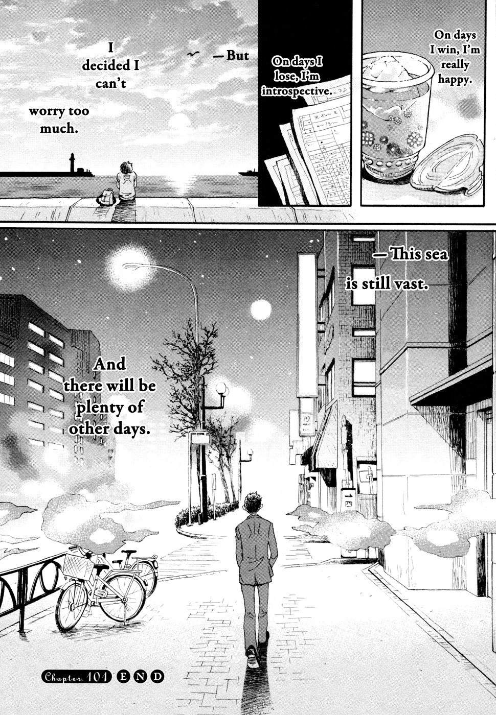 3-gatsu no Lion Chapter 101 page 16 - Chapter 101: Swimming Man (Part 2)