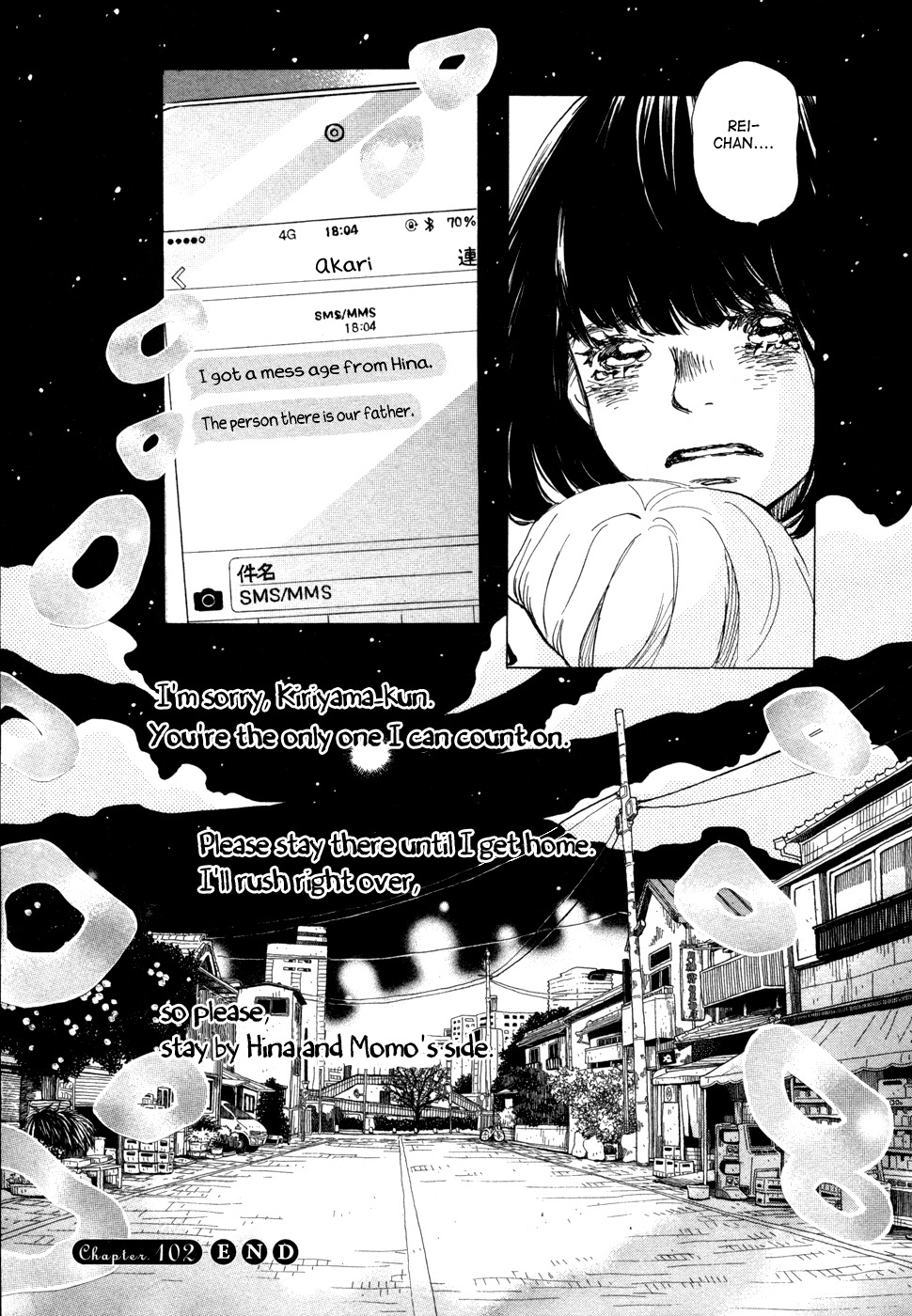 3-gatsu no Lion Chapter 102 page 14 - Chapter 102: Visitor (Part 1)