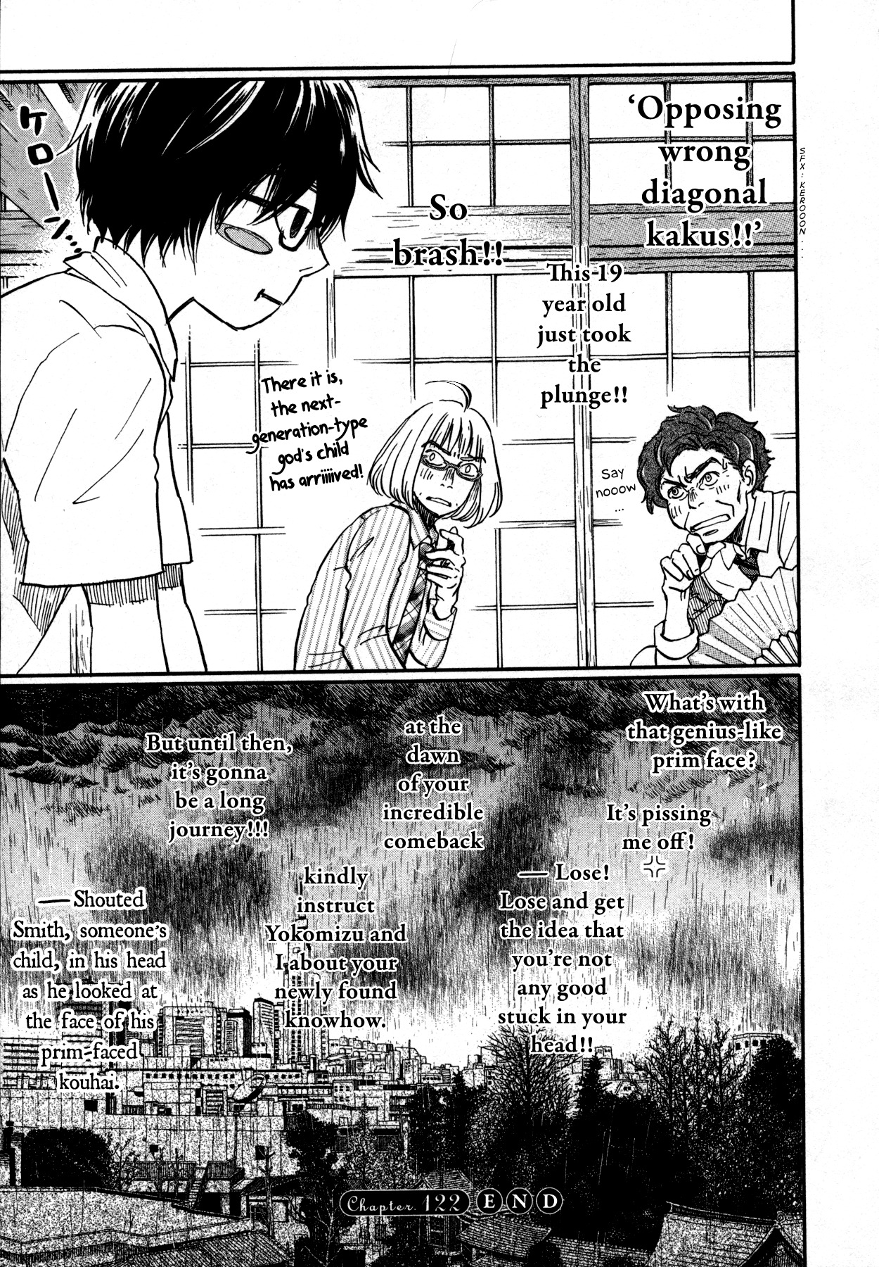 3-gatsu no Lion Chapter 122 page 15 - Chapter 122: The Path Lit by the Paper Lanterns (Part 2)