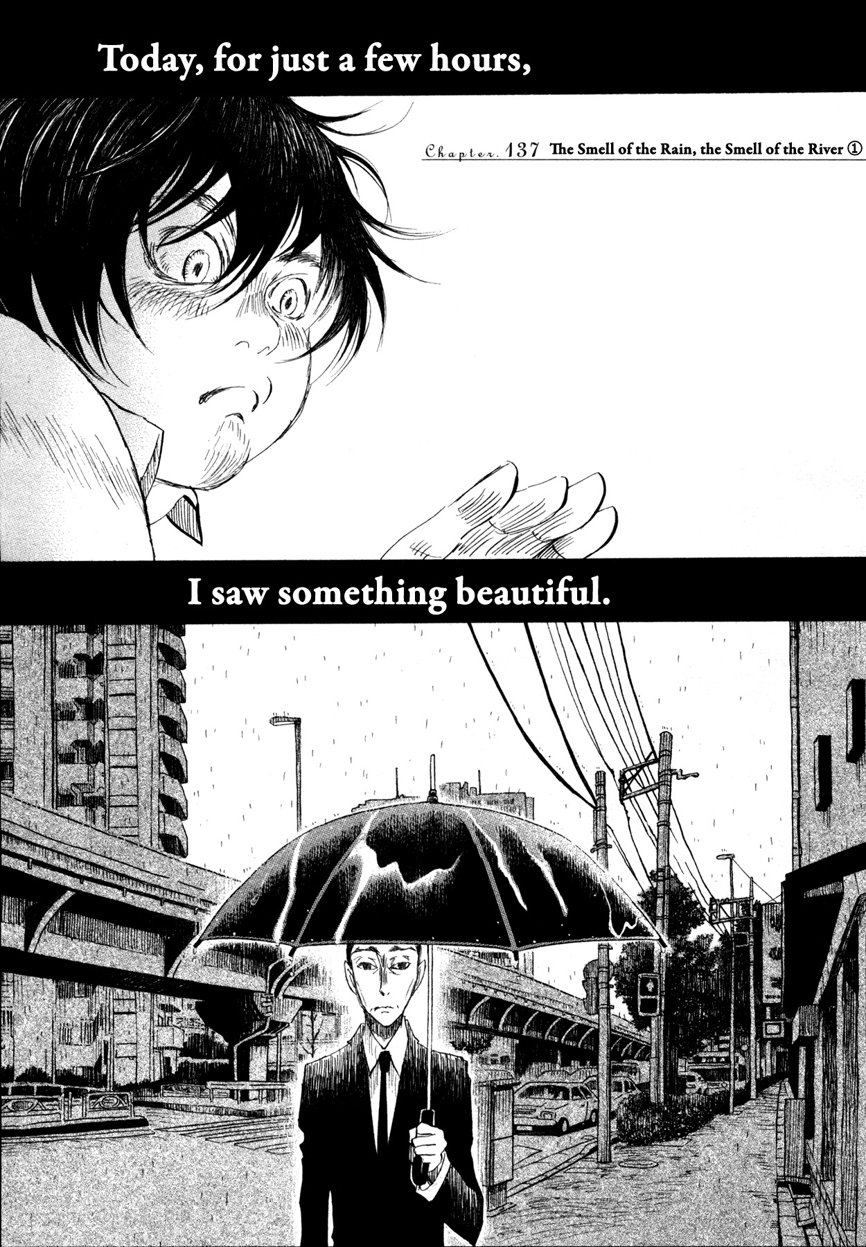 3-gatsu no Lion Chapter 137 page 1 - Chapter 137: The Smell of the Rain, the Smell of the River (Part 1)