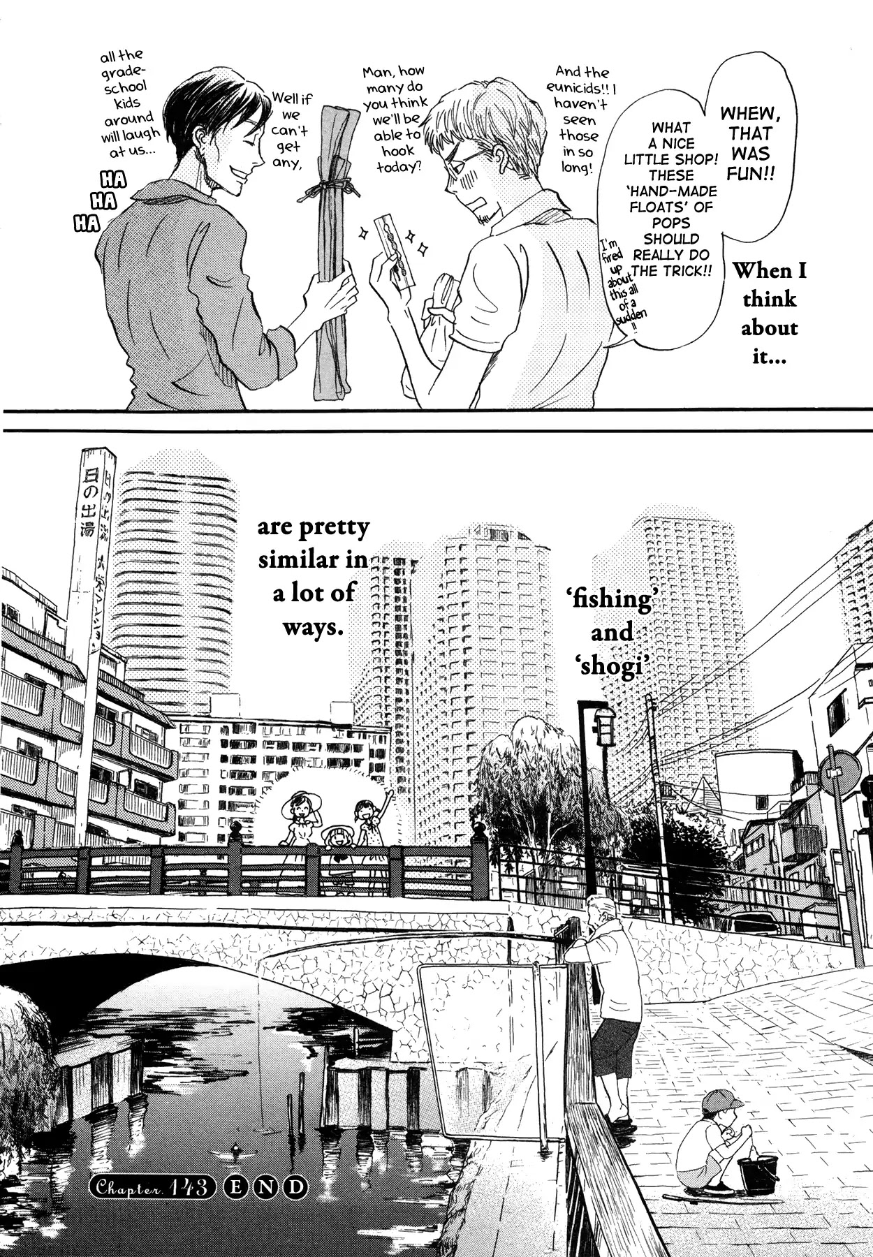 3-gatsu no Lion Chapter 143 page 12 - Chapter 143: By the Side of the Red Bridge (1)
