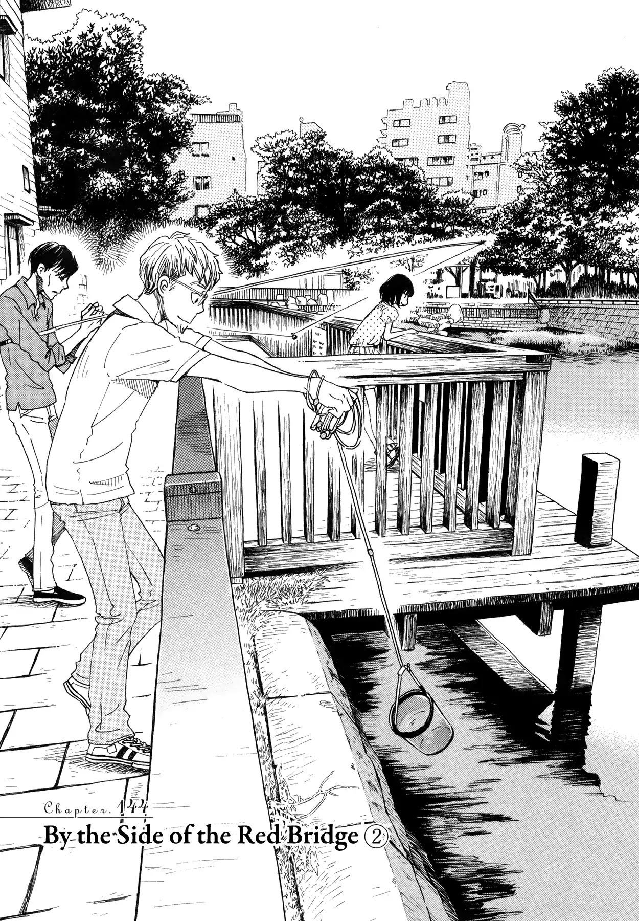 3-gatsu no Lion Chapter 144 page 1 - Chapter 144: By the Side of the Red Bridge (2)