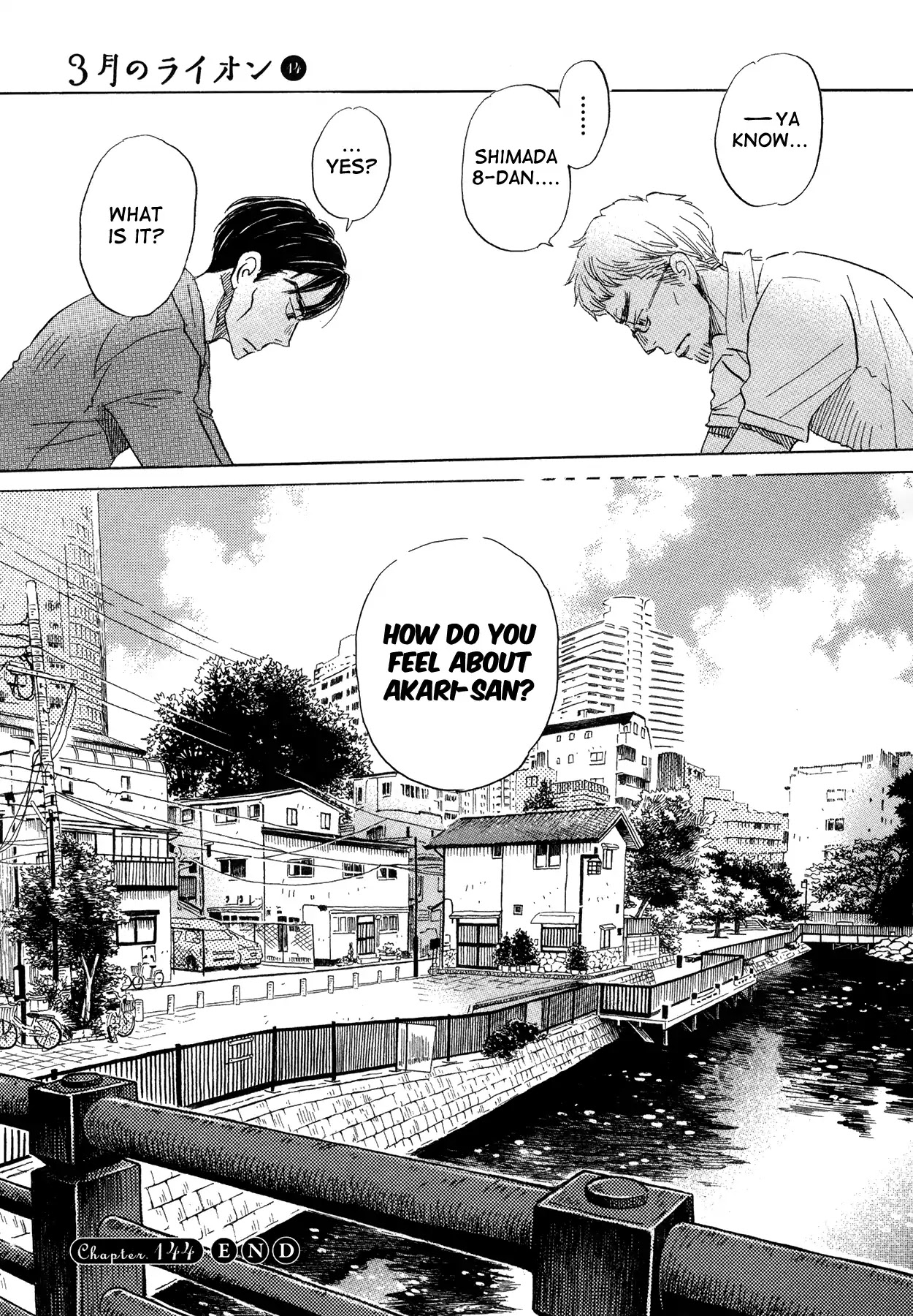 3-gatsu no Lion Chapter 144 page 11 - Chapter 144: By the Side of the Red Bridge (2)