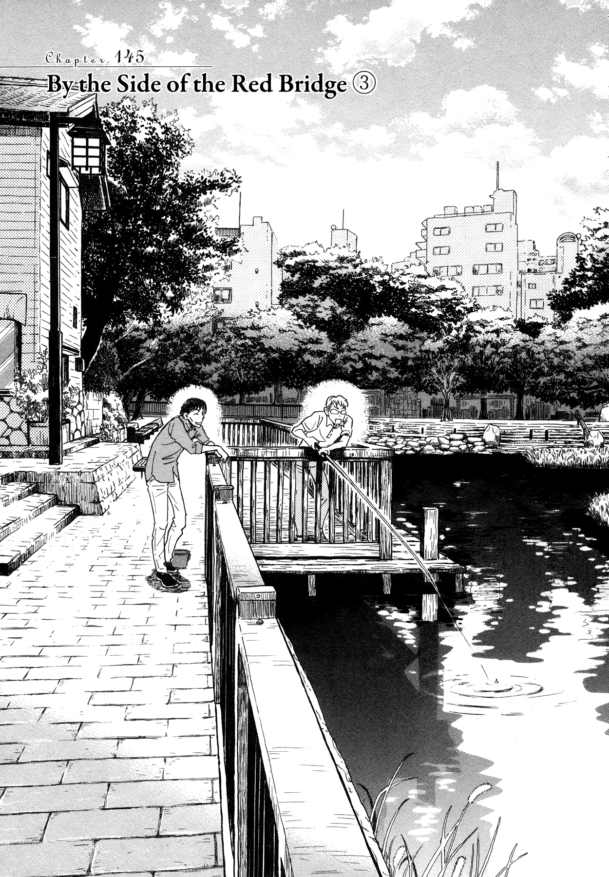 3-gatsu no Lion Chapter 145 page 1 - Chapter 145: By the Side of the Red Bridge (3)