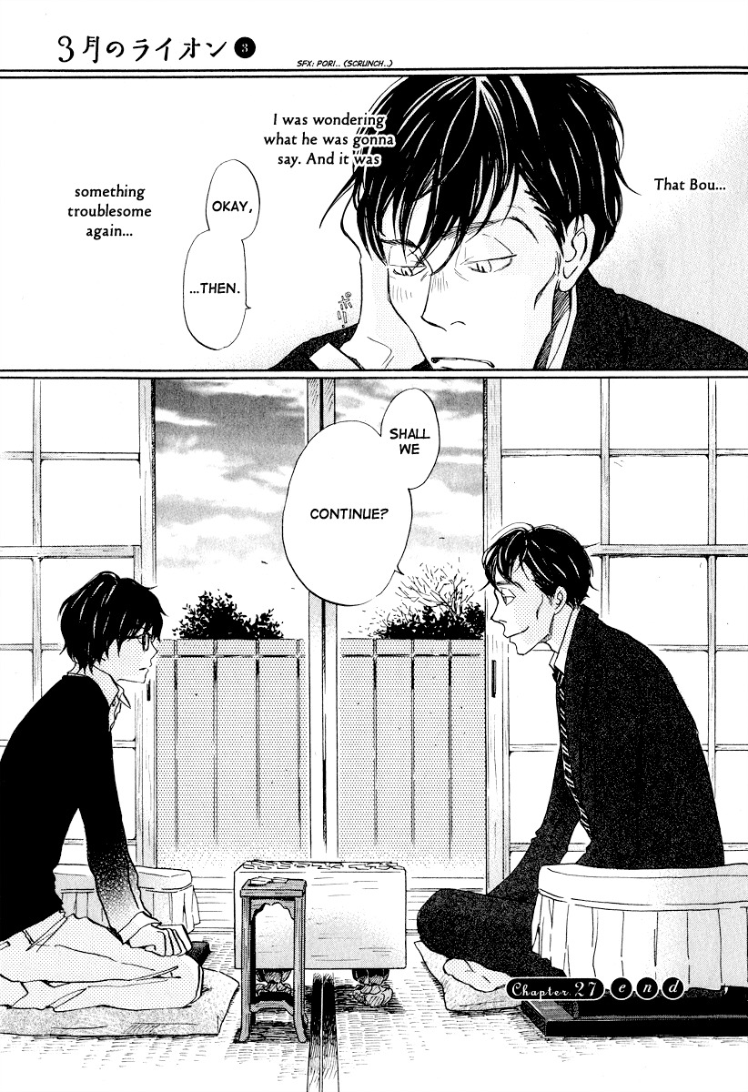 3-gatsu no Lion Chapter 27 page 14 - Chapter 27: Beyond the Door