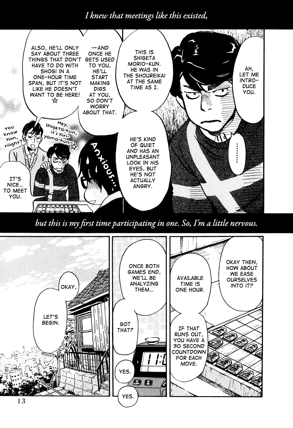 3-gatsu no Lion Chapter 33 page 14 - Chapter 33: Partway Down the Hill