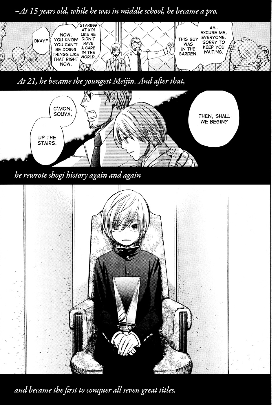 3-gatsu no Lion Chapter 35 page 4 - Chapter 35: Water's Surface