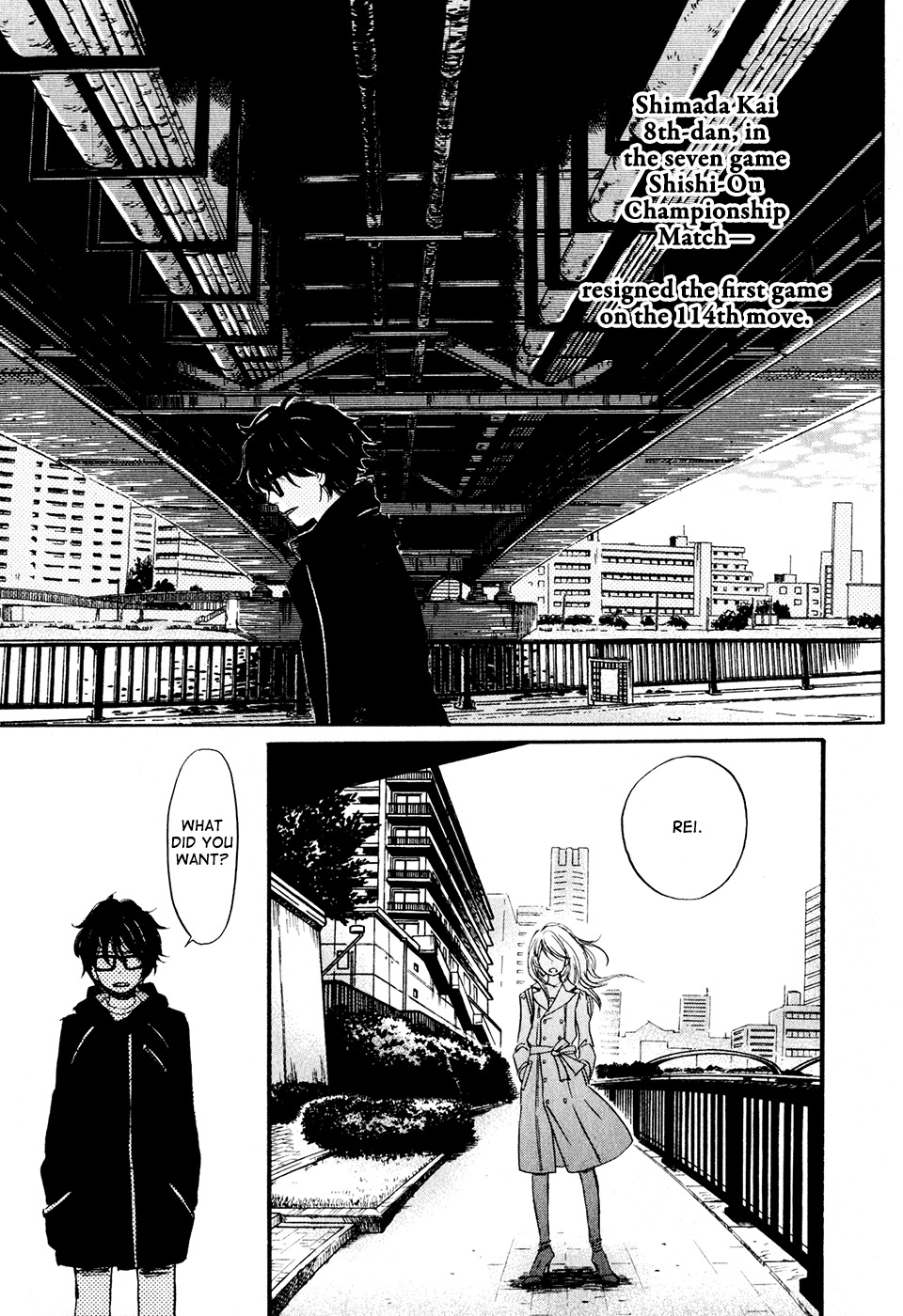 3-gatsu no Lion Chapter 35 page 8 - Chapter 35: Water's Surface