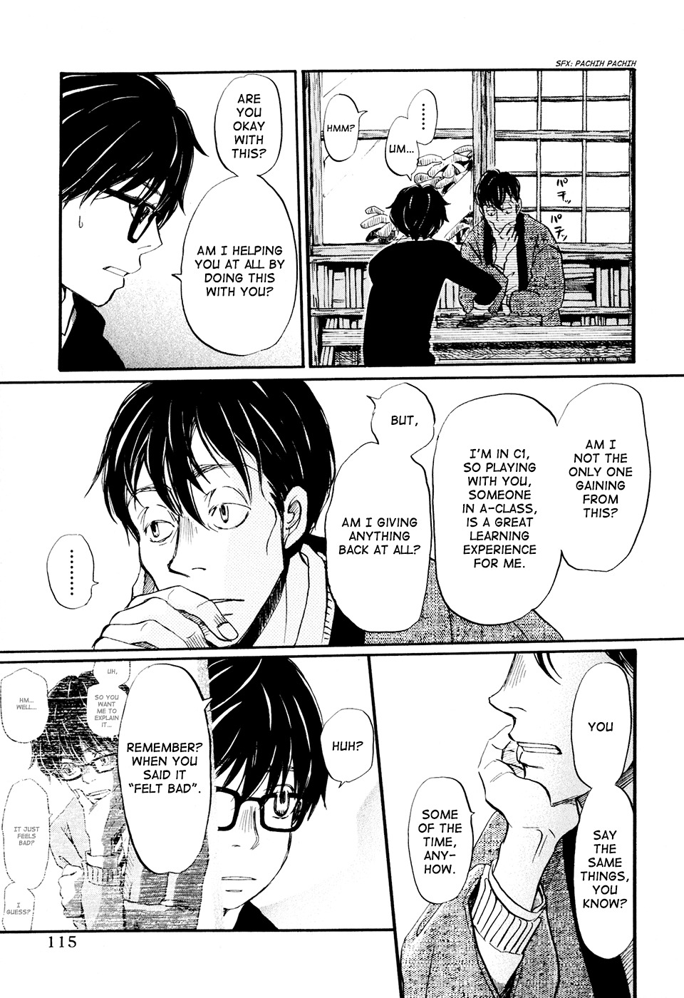 3-gatsu no Lion Chapter 39 page 10 - Chapter 39: Through the Night