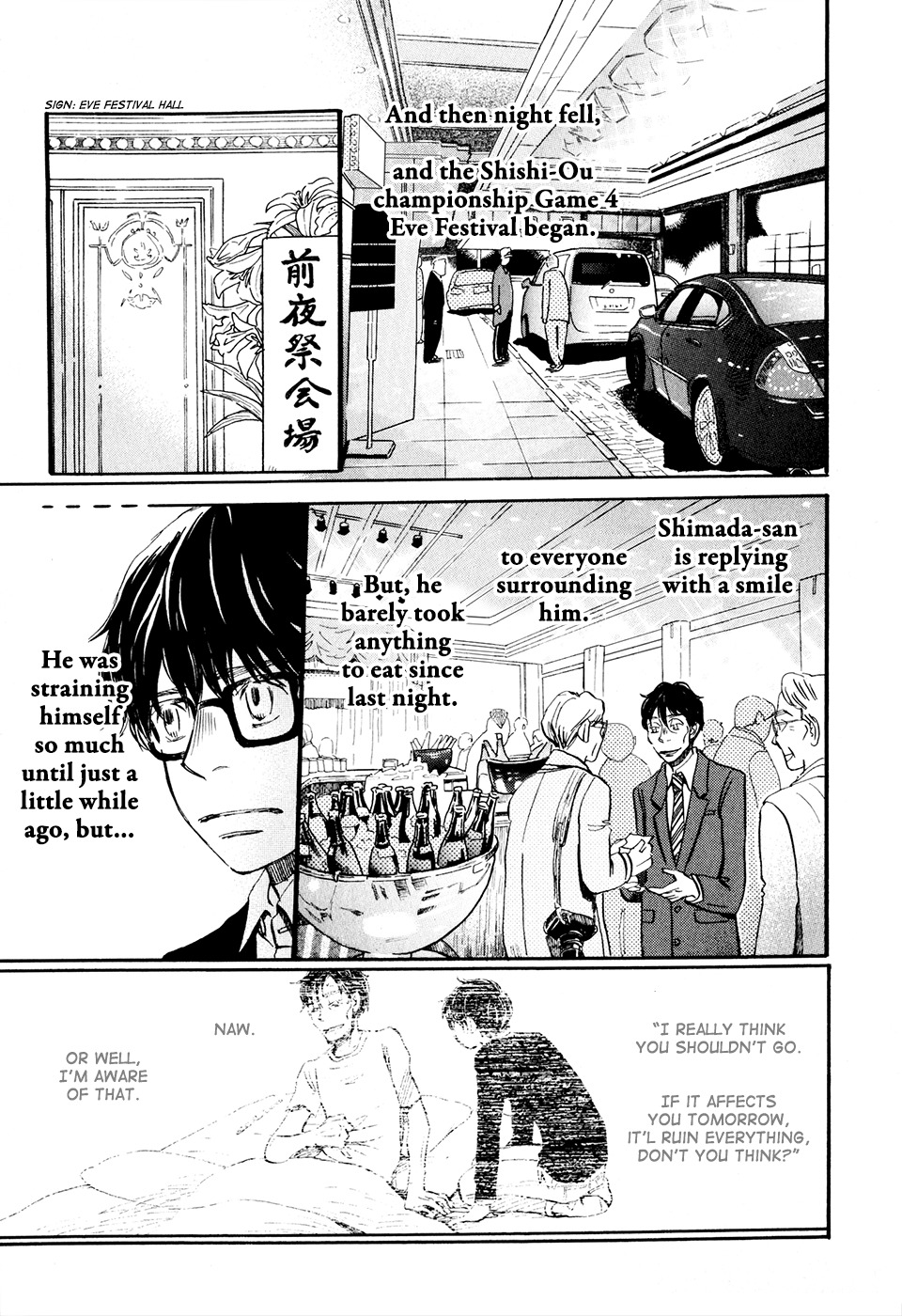 3-gatsu no Lion Chapter 40 page 10 - Chapter 40 : Kyoto-001-