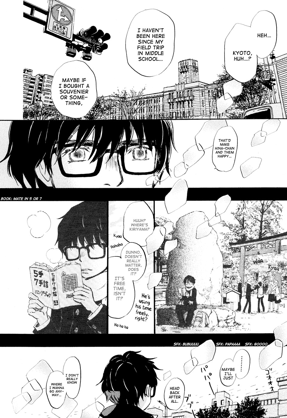 3-gatsu no Lion Chapter 40 page 9 - Chapter 40 : Kyoto-001-