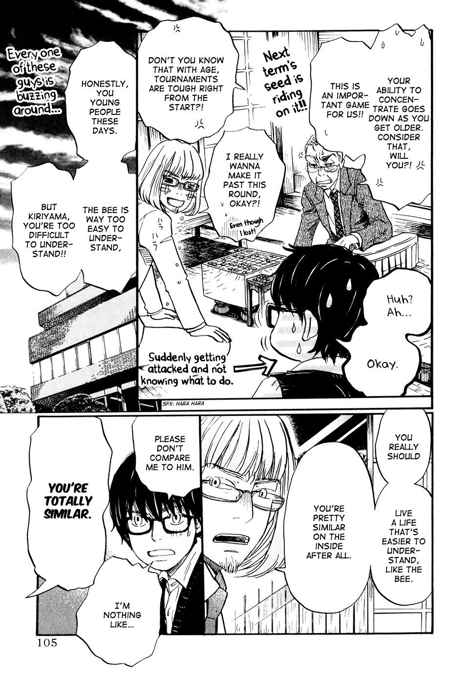 3-gatsu no Lion Chapter 59 page 16 - Chapter 59: Hachiya