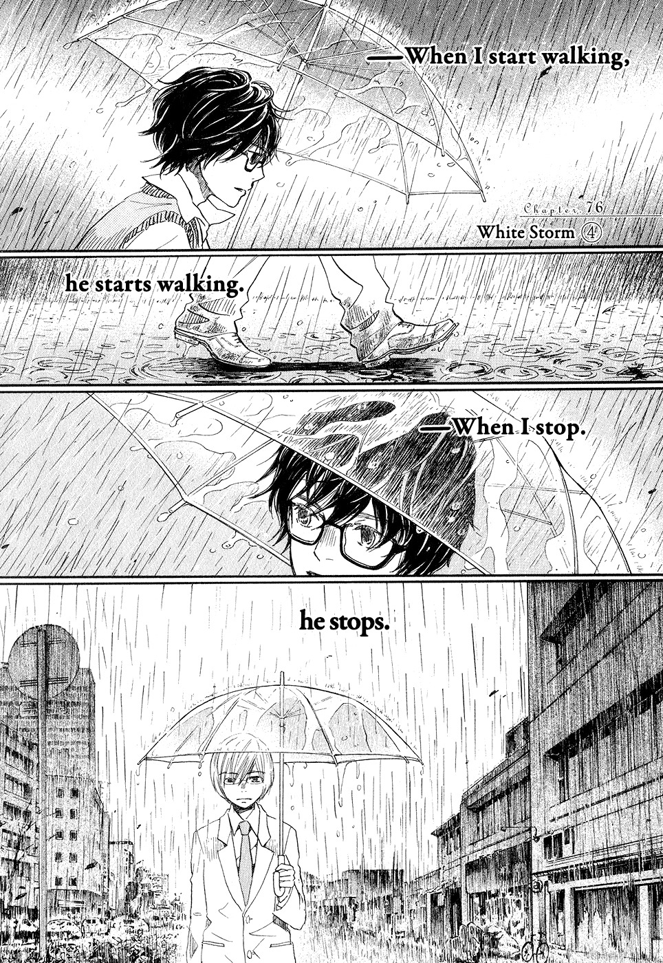 3-gatsu no Lion Chapter 76 page 1 - Chapter 76: White Storm (Part 4)
