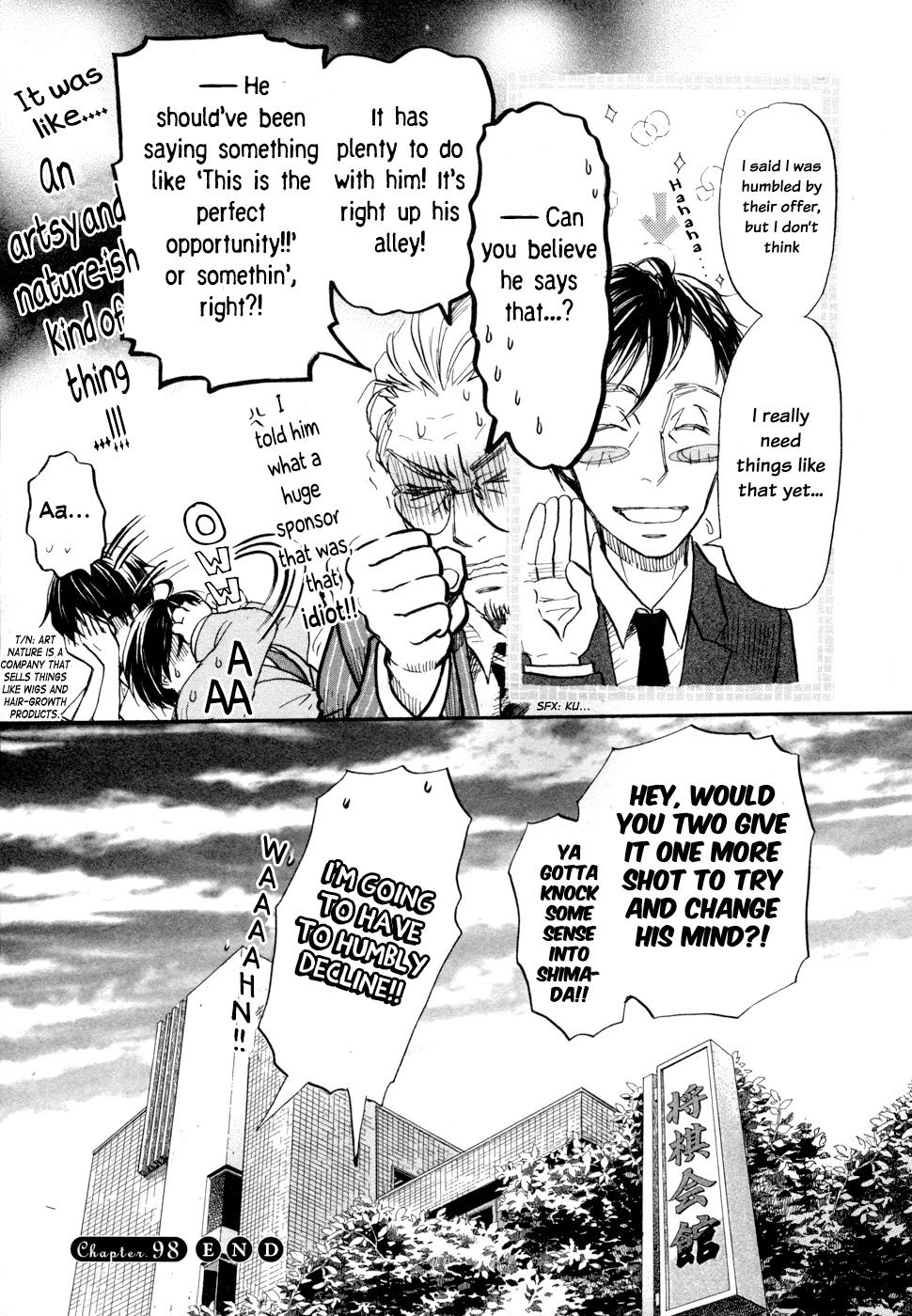 3-gatsu no Lion Chapter 98 page 15 - Chapter 98: Soft Wind