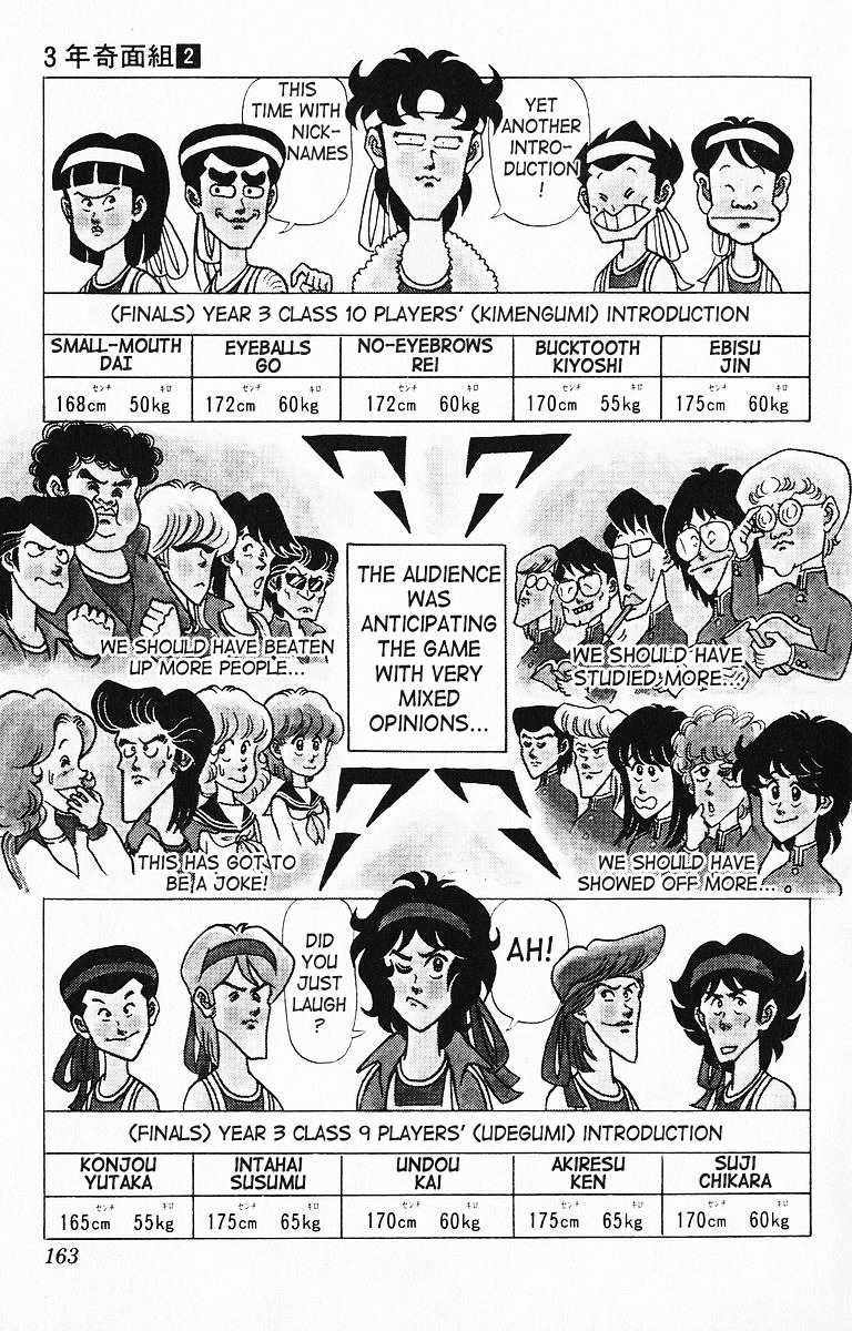 3-nen Kimengumi Chapter 21 page 2 - Chapter 21 : Athletics vs. Abnormality - The School Basketball Tournament Part 6