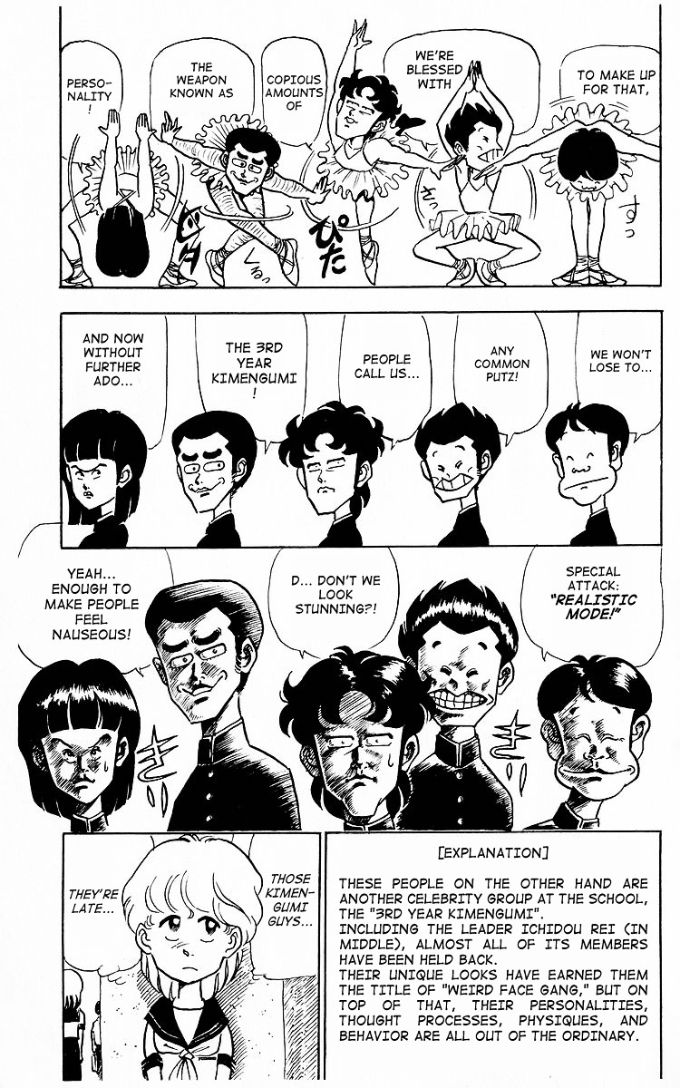 3-nen Kimengumi Chapter 4.2 page 11 - Chapter 4 v2 : Iro-Otokogumi appears - Showdown of Attraction?!
