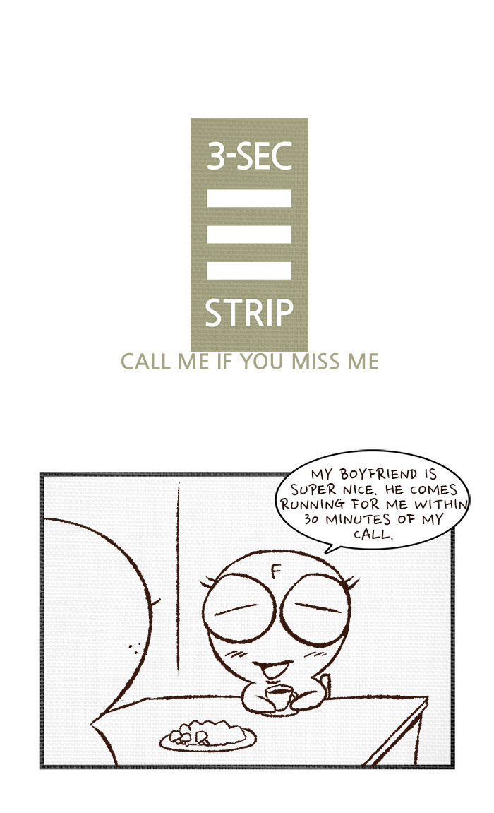 3-Second Strip Chapter 112 page 1 - Chapter 112 : Call Me if You Miss Me