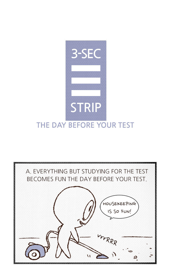 3-Second Strip Chapter 135 page 1 - Chapter 135 : The Day before the Test
