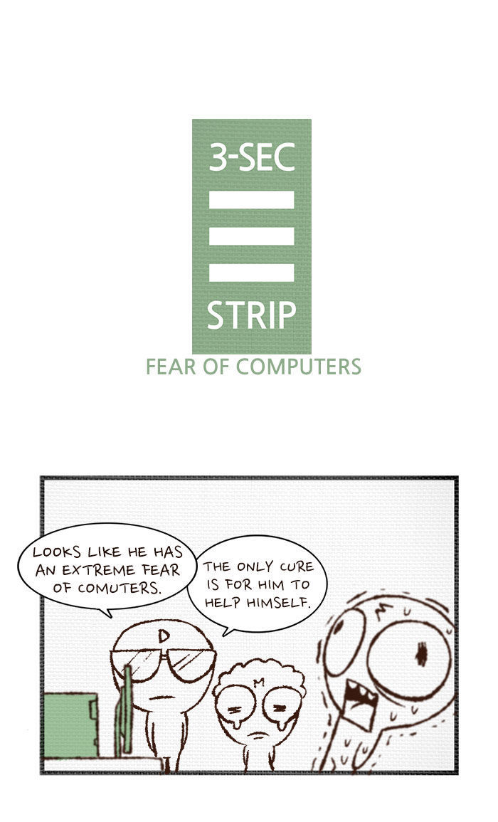 3-Second Strip Chapter 143 page 1 - Chapter 143 : Fear of Computers (10)