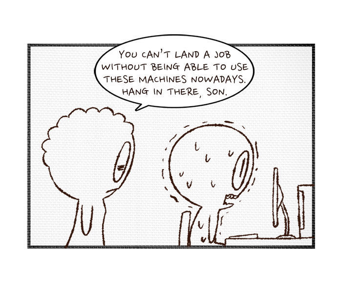 3-Second Strip Chapter 143 page 2 - Chapter 143 : Fear of Computers (10)